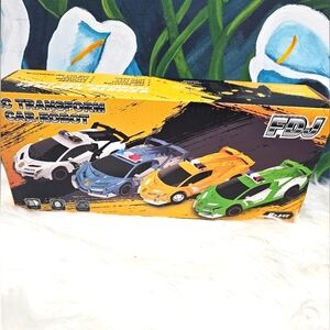 RC Cars - Transform Remote Control Car, Transforming Police Car